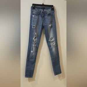 Flying Monkey Distressed Blue Women's Jeans
